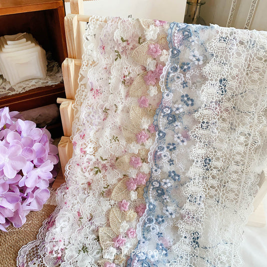 Jogo Premium Wide Floral Lace Pack