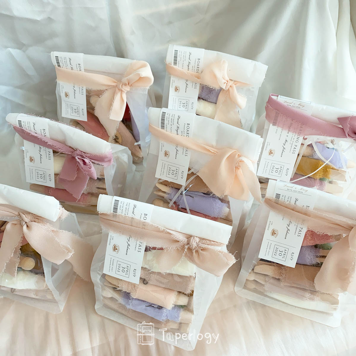 Zaji Frayed Ribbon Pack