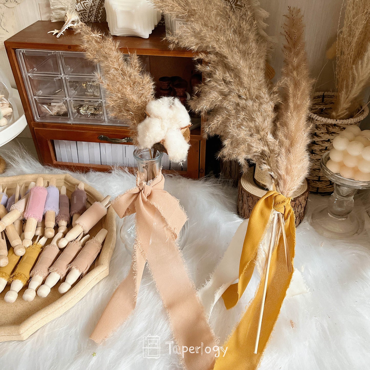 Zaji Frayed Ribbon Pack