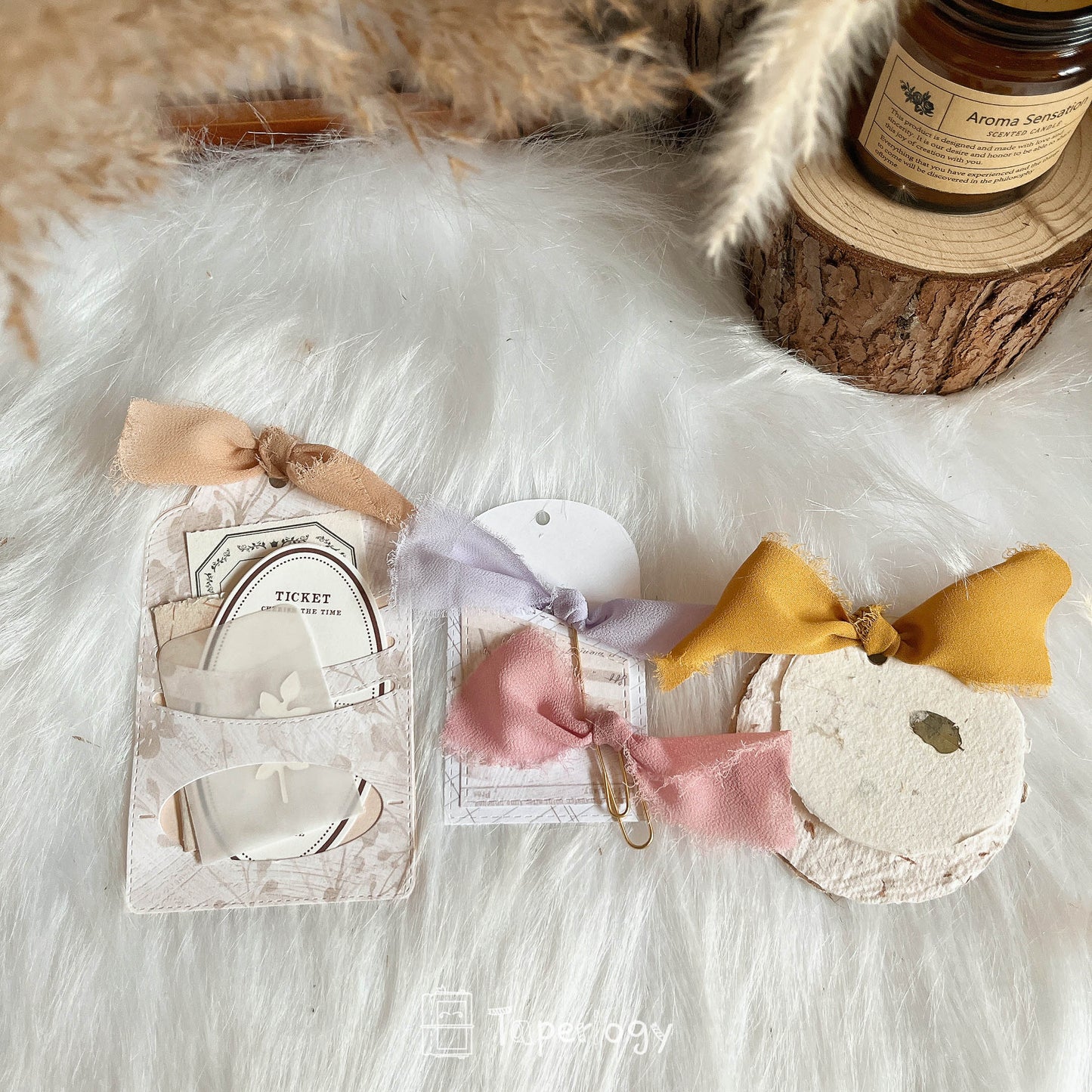 Zaji Frayed Ribbon Pack
