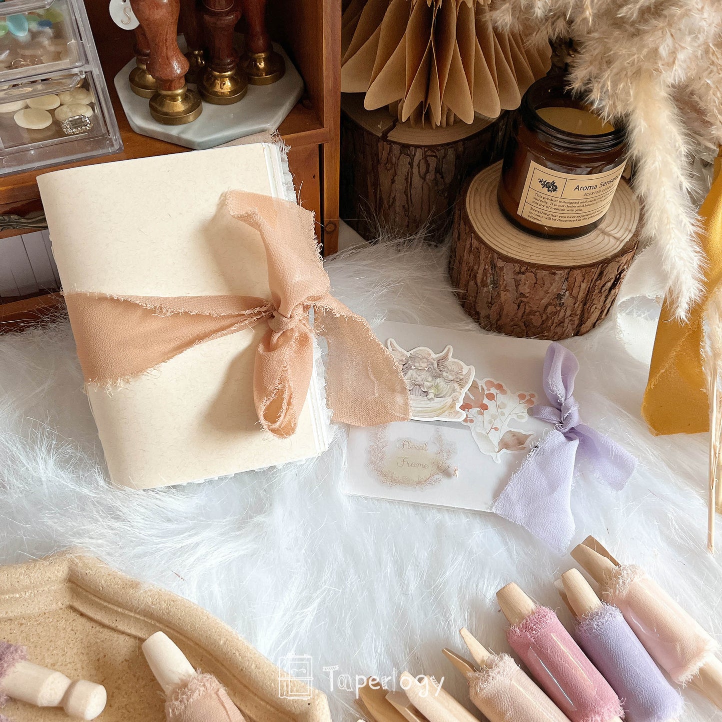Zaji Frayed Ribbon Pack