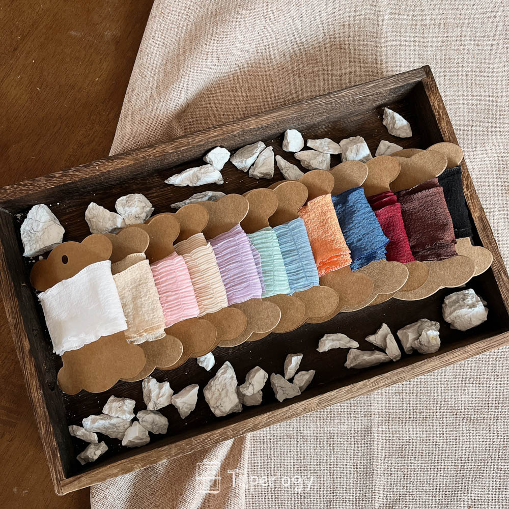 Zoze Textured Fabric Ribbon Pack