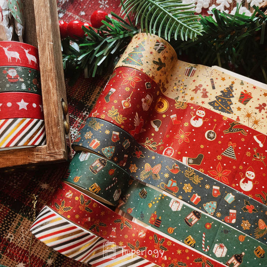 Yuji Christmas Washi Tape Set