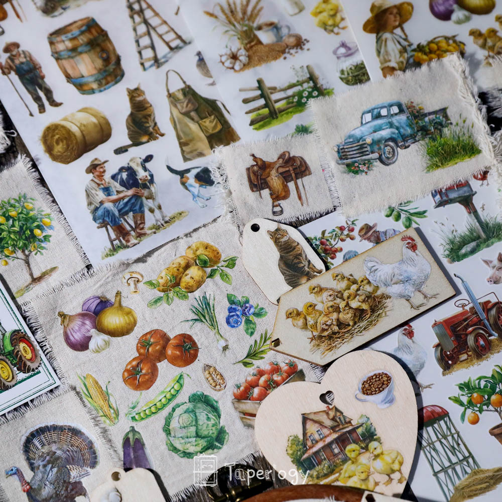 Foli Farm Life Rub-on Stickers