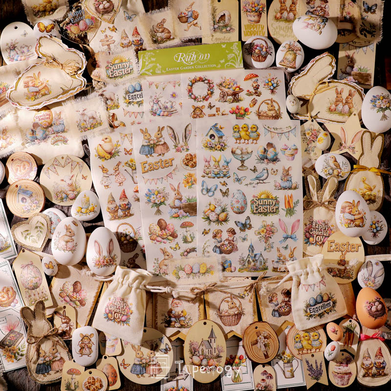 Goli Easter Garden Rub-on Stickers