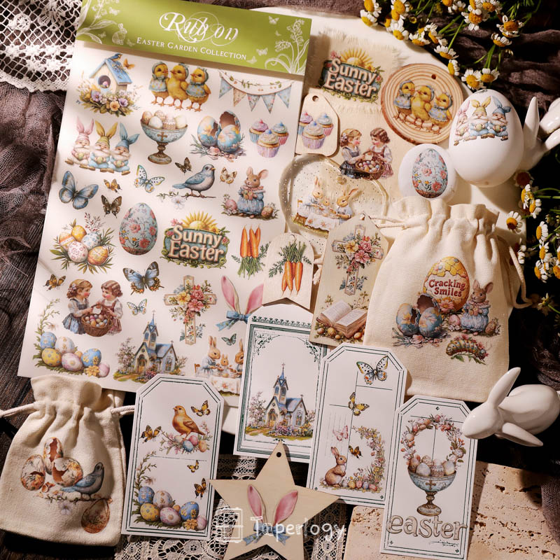 Goli Easter Garden Rub-on Stickers