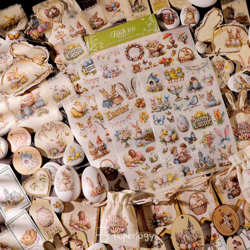 Goli Easter Garden Rub-on Stickers