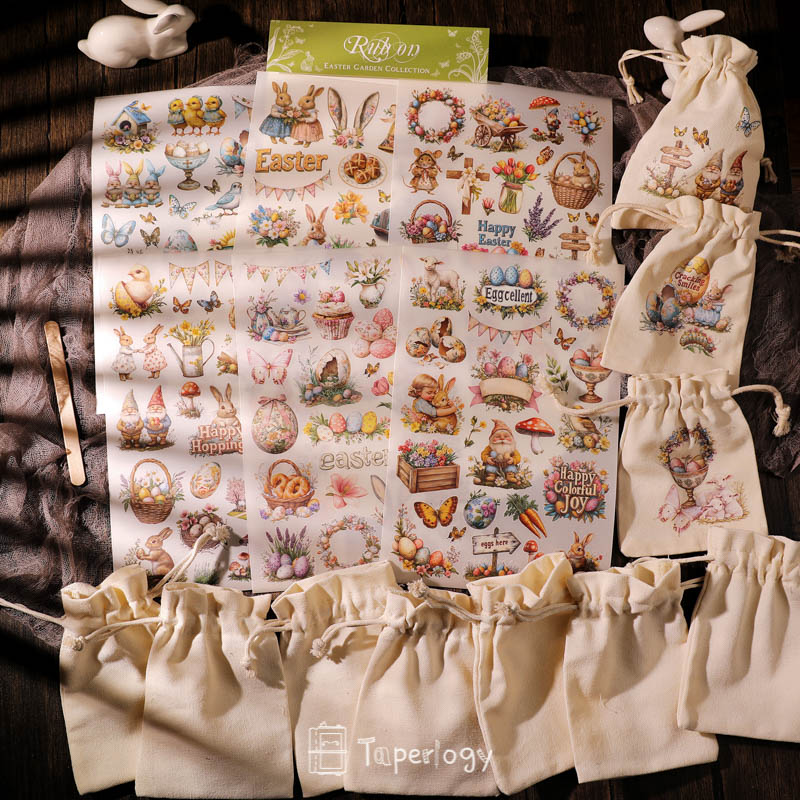 Goli Easter Garden Rub-on Stickers