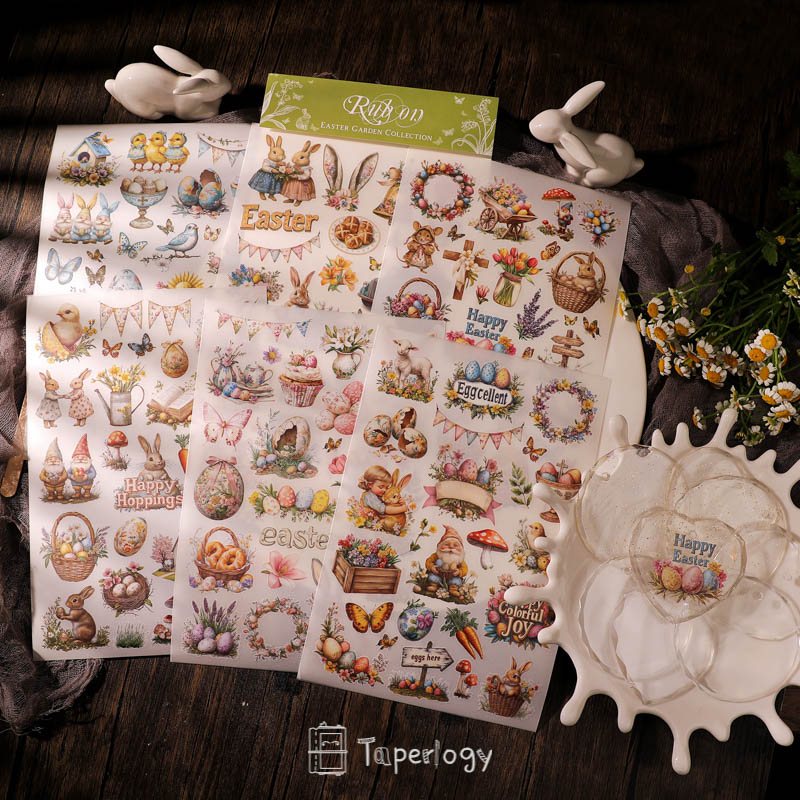 Goli Easter Garden Rub-on Stickers