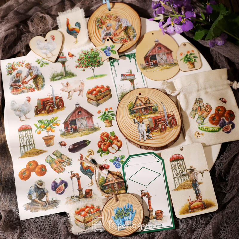 Foli Farm Life Rub-on Stickers