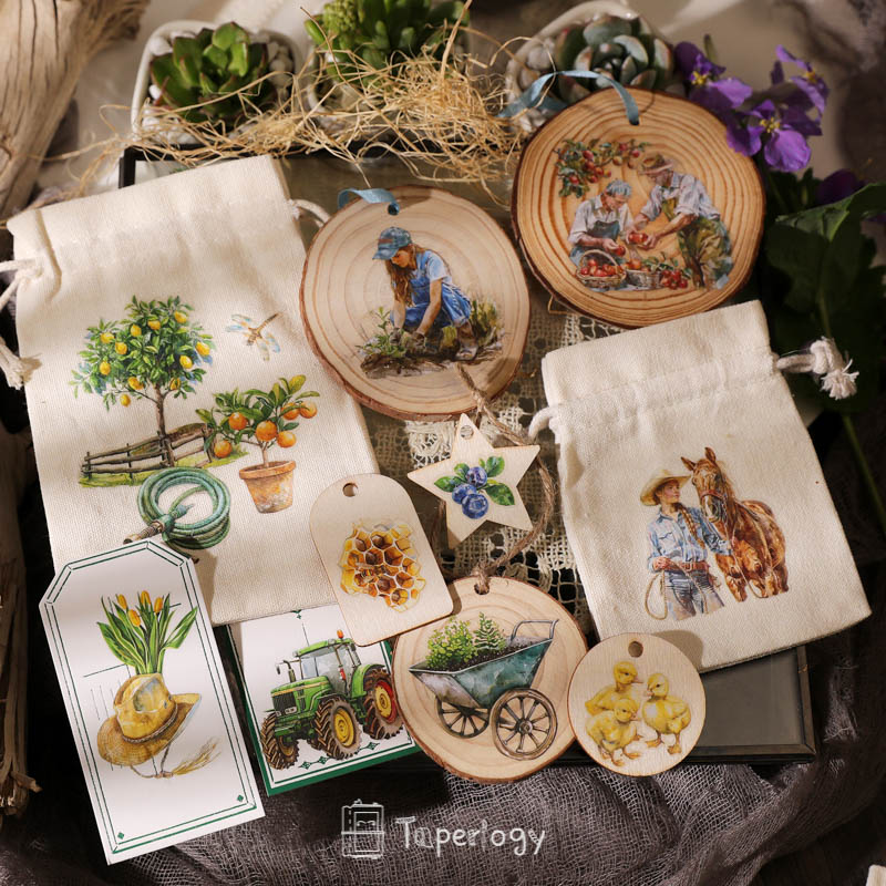 Foli Farm Life Rub-on Stickers