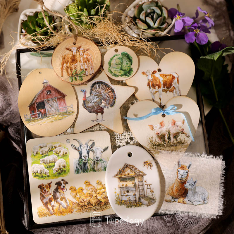 Foli Farm Life Rub-on Stickers