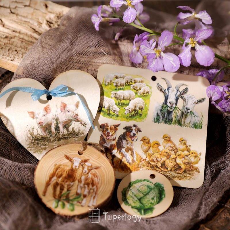 Foli Farm Life Rub-on Stickers