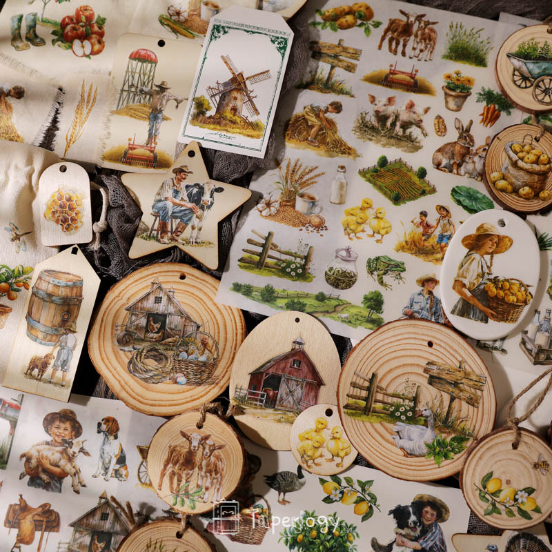 Foli Farm Life Rub-on Stickers