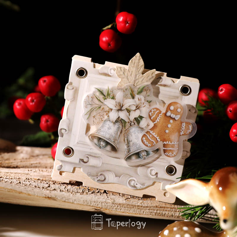 Bilo White Christmas Vellum Stickers